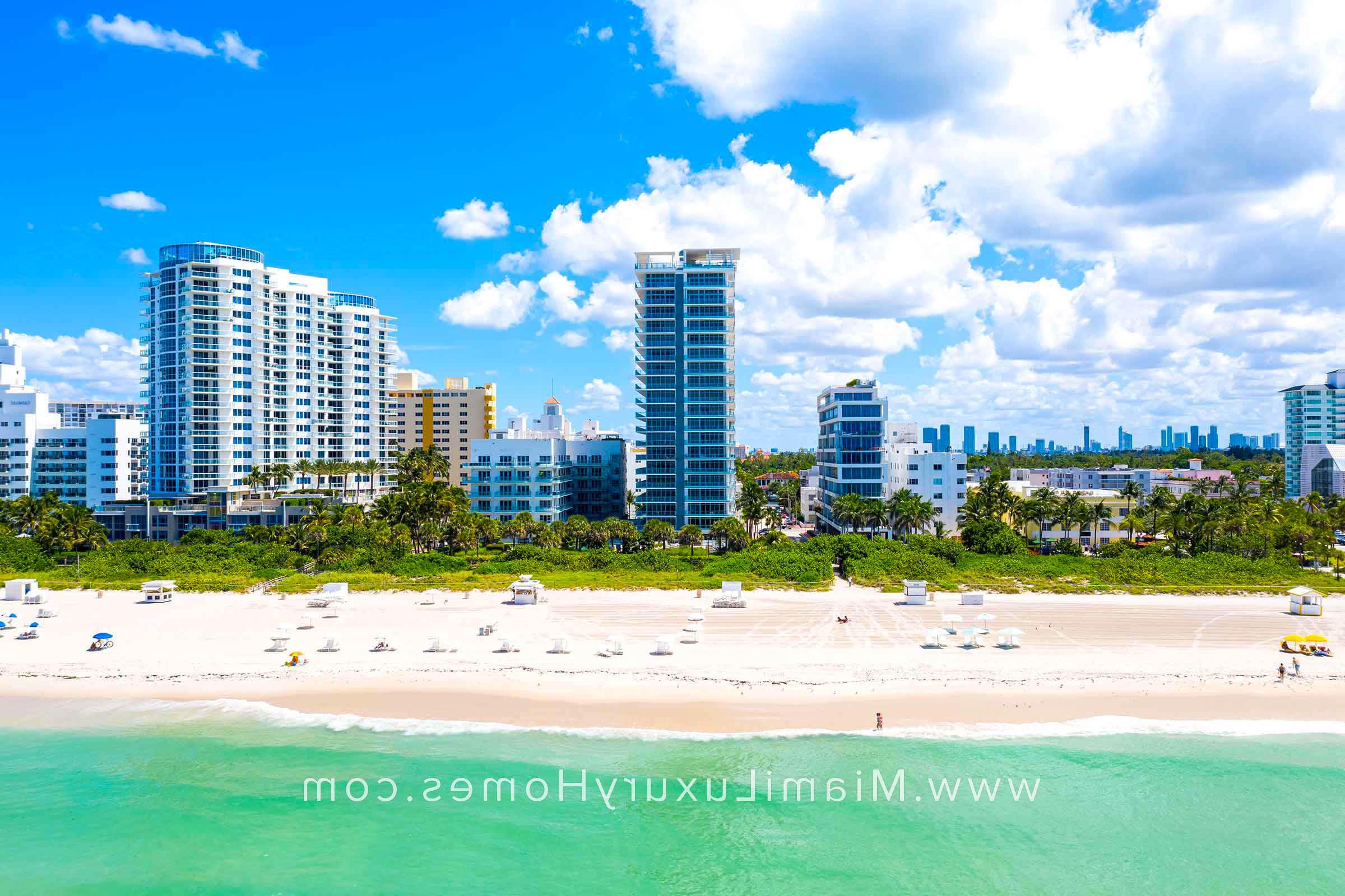 Caribbean Condo Building in Miami Beach